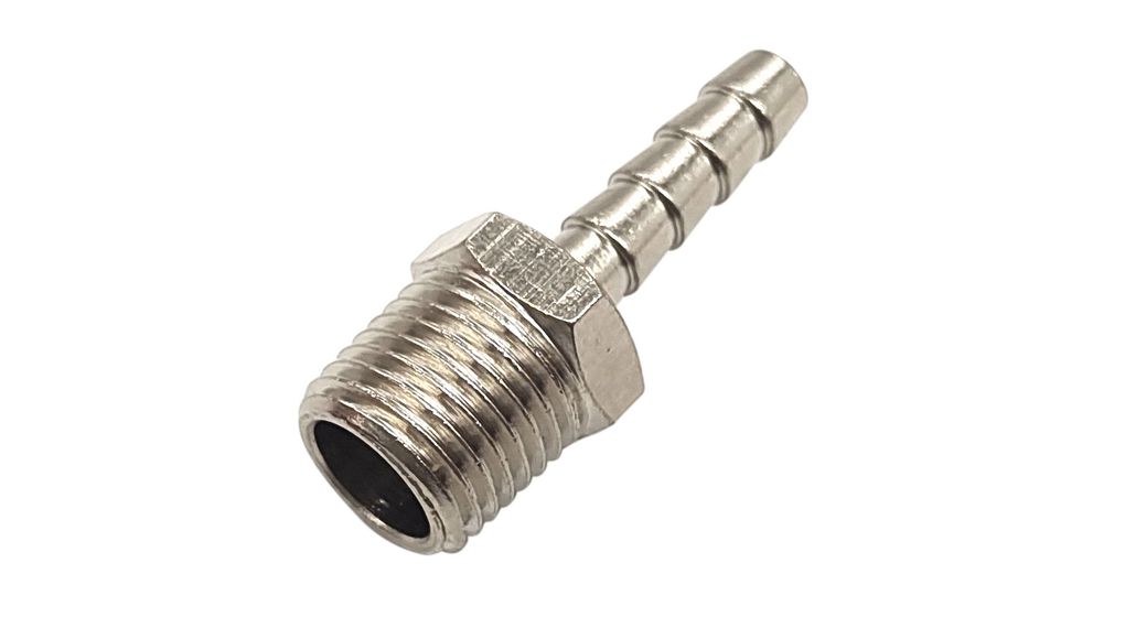 Hose Connector, Brass, 40mm, G1/2", Male Thread - 12mm