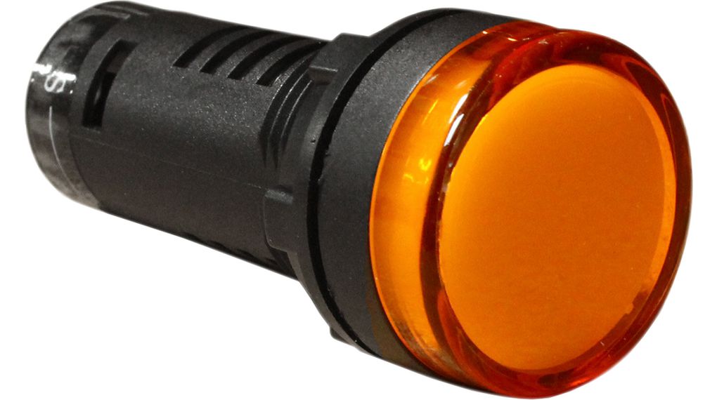 Lysdiodeindikator for selvtestSkrue Fast Orange AC / DC 12V
