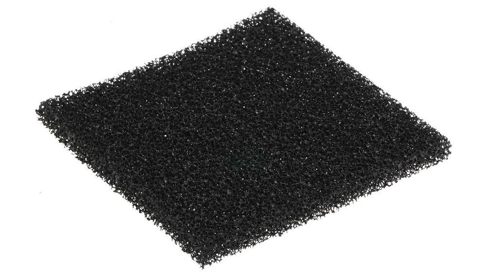 Filtro a carbone attivo per estrattore di fumi SS-593B, confezione da 3, nero