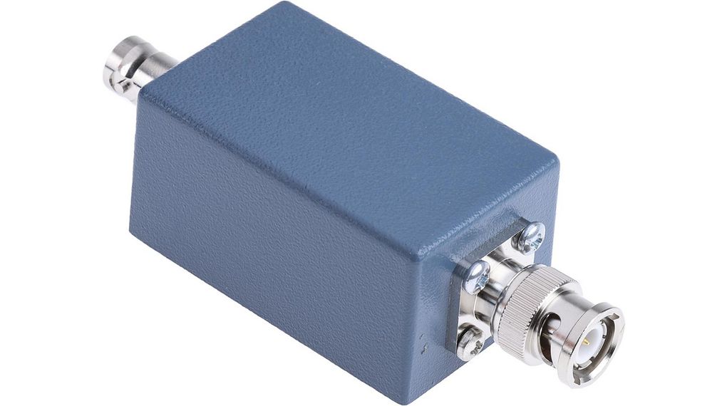 Connector Adapter Box BNC Plug - BNC Socket 1kV 93mm Blue