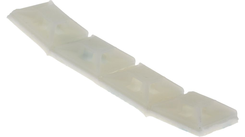 Cable Tie Mount 2.5mm Natural Polyamide 6.6 Pack of 50 pieces