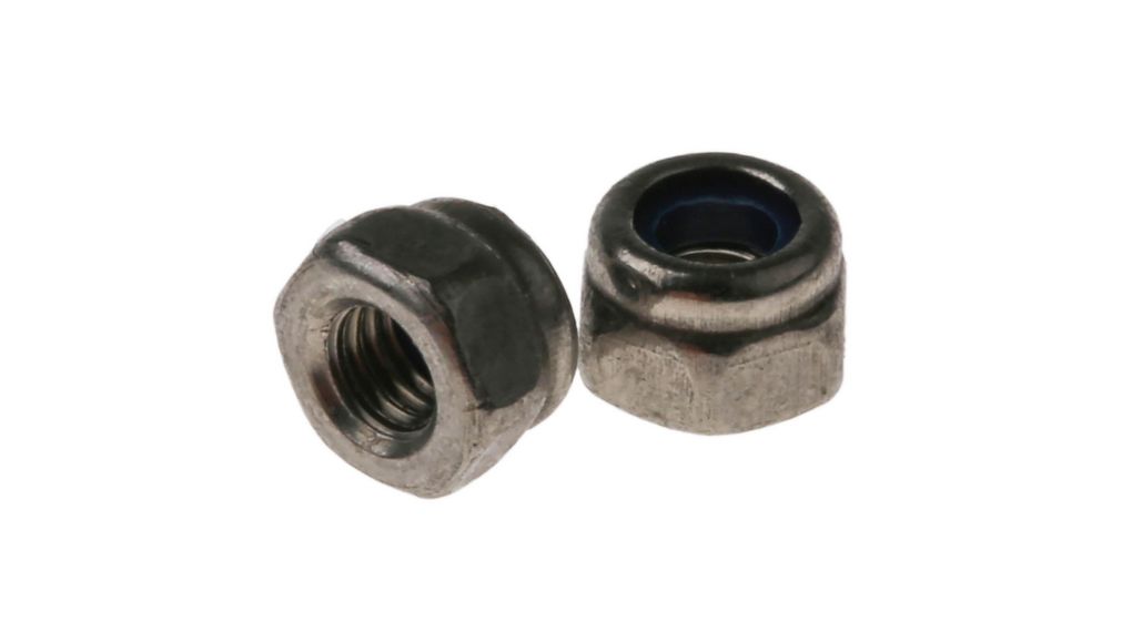 Lock Nut, M3, 4mm, Stainless Steel