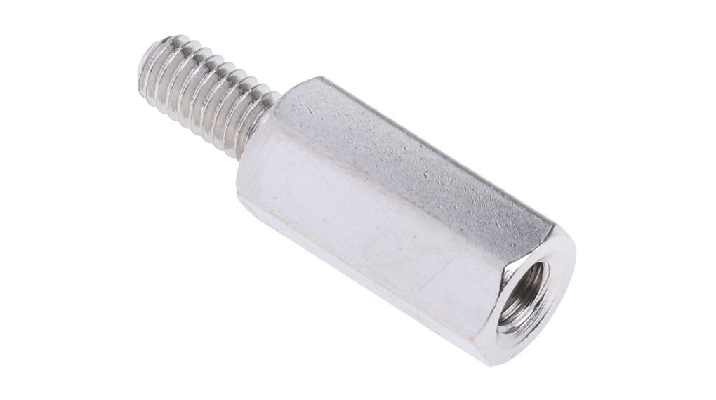 Standoff, Male - Female, 15mm, M4, Brass, Pack of 50 pieces