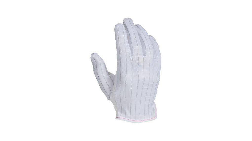 Gants de protection antistatiques, Polyéthylène, Taille des gants 9, Blanc