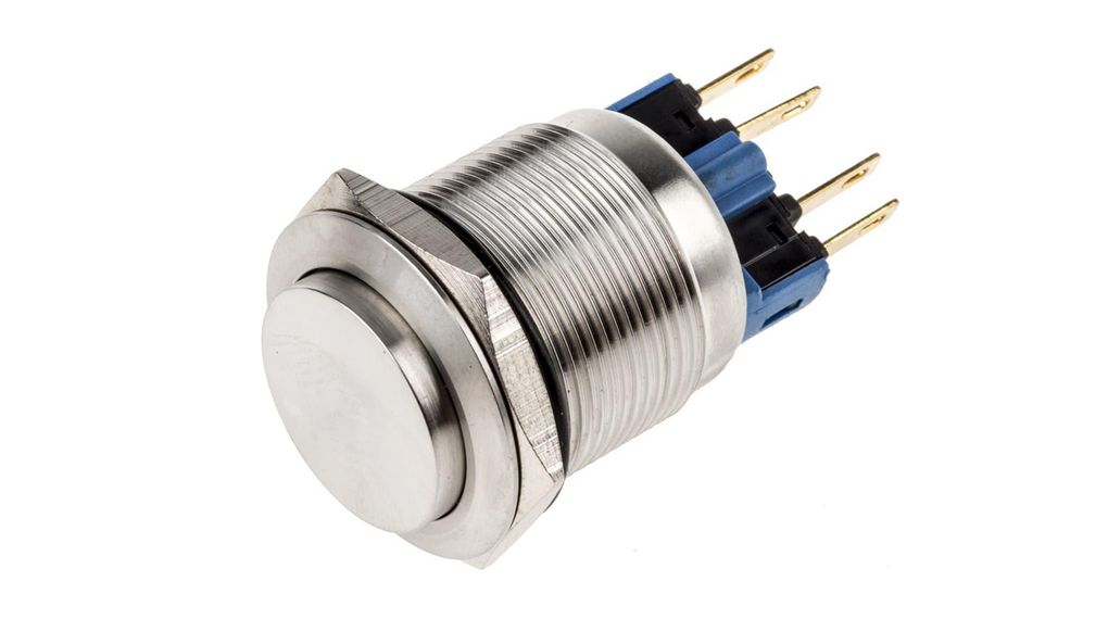 8118474 | RS PRO Pushbutton Switch Latching Function 1CO, 22mm Panel ...