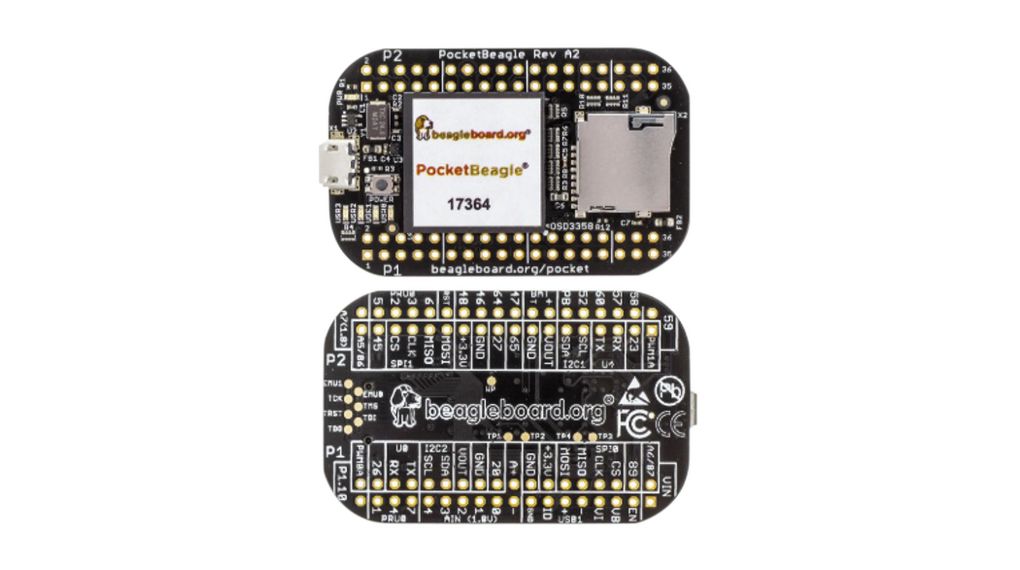 PocketBeagle ARM Cortex-A8 MPU-ontwikkelingsboard