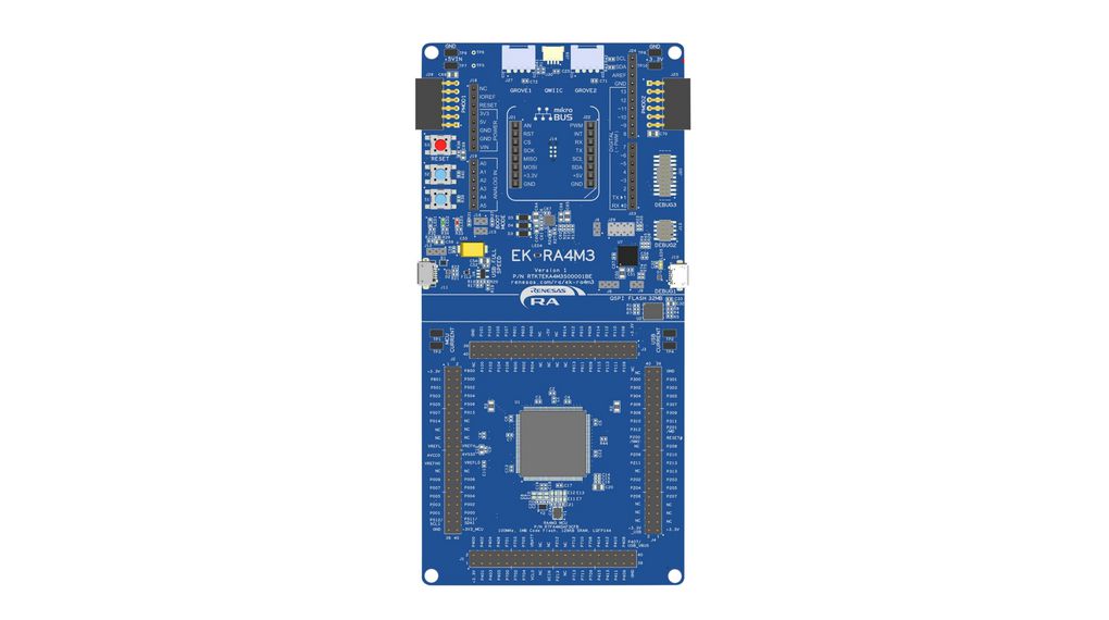 Evaluation Kit for RA4M3 Microcontrollers