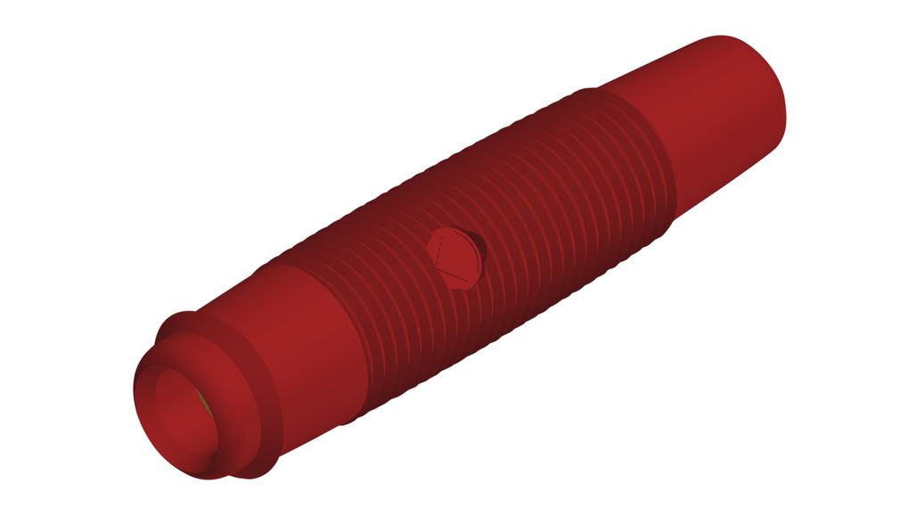 Banana Socket Red 4 mm Brass Gold 30VAC 60VDC 16A Soldering