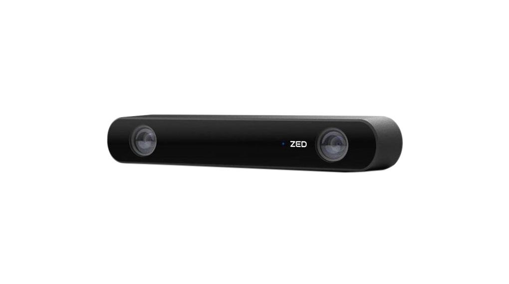 Stereo Camera without Polarizer, Fixed, 1/3" CMOS, 110°, 2688 x 1520, Zwart