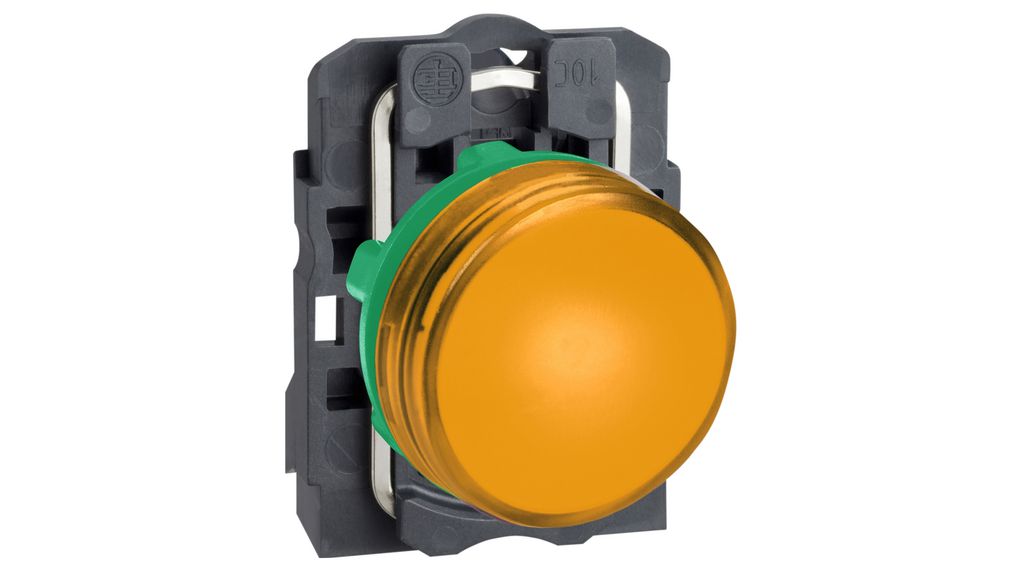 Indicatorlamp oranje, compleet, kunststof, Ø22 mm, 24 V, IP69(K)