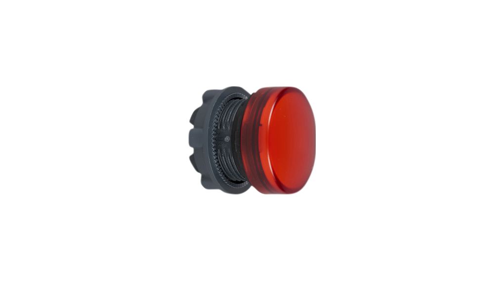Front Element For Light Indicators Red, Plastic, Ø22mm, IP69(K)