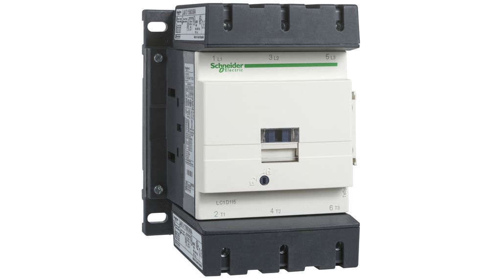 Schütz, 55 kW, 3 Pole, 3 Schliesser, 115A @ 440V, 230V Spule