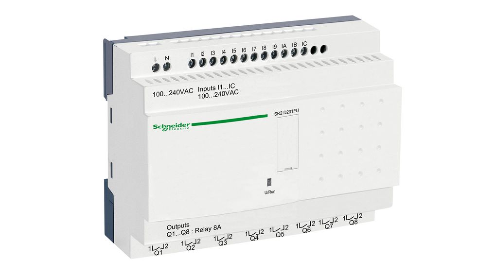 SR2D201FU | Schneider Electric Programmable Logic Controller 12DI 8DO ...