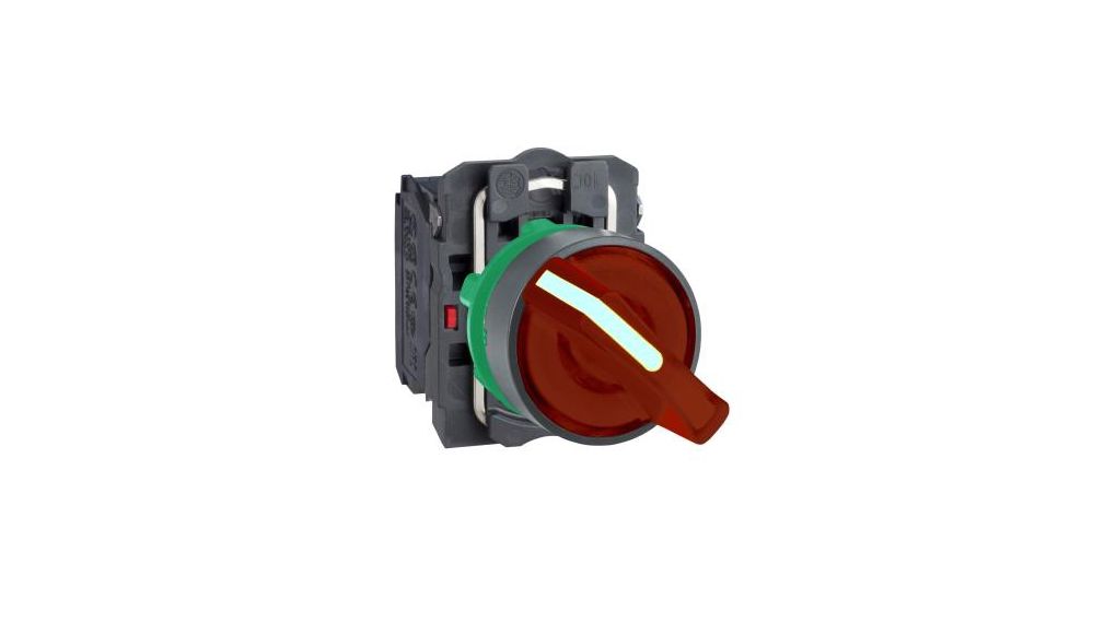 Illuminated Selector Switch, 90°, Latching Function, Screw Clamp Terminal