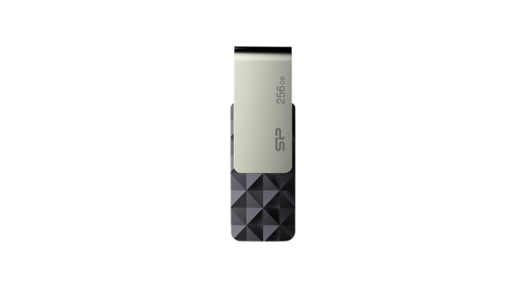 USB Stick, Blaze B30, 256GB, USB 3.1, Black / Silver