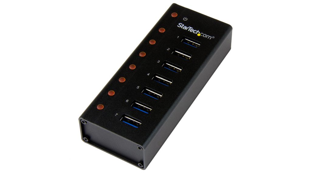 USB Hub, USB-B Socket, 3.0, USB Ports 7, USB-A Socket