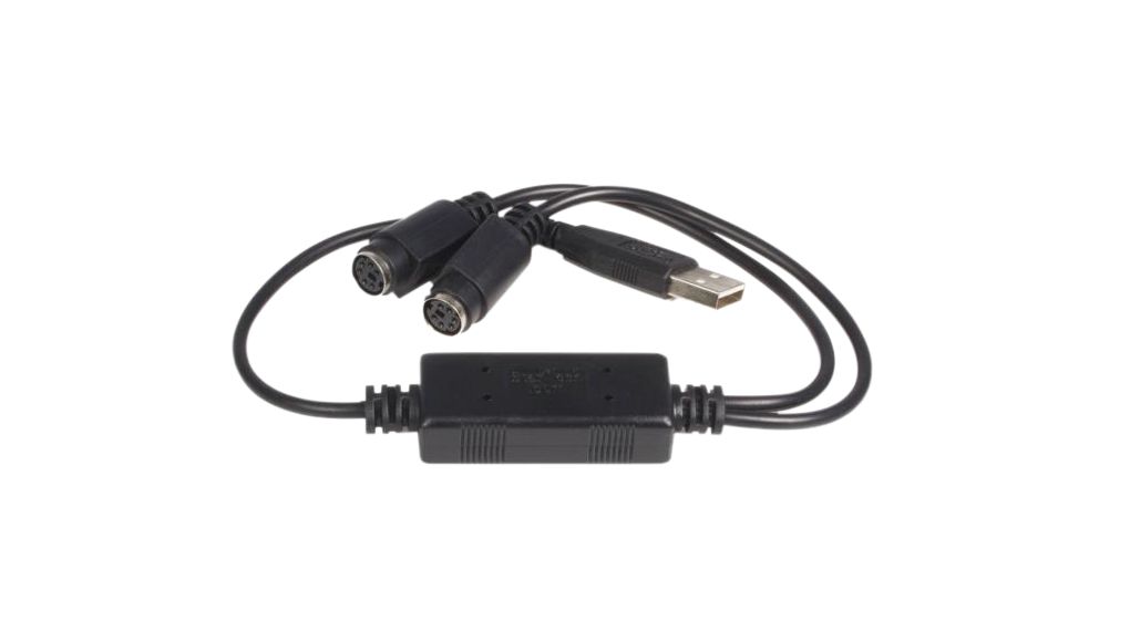 Adapter, USB-A 2.0 Plug - PS/2 Plug