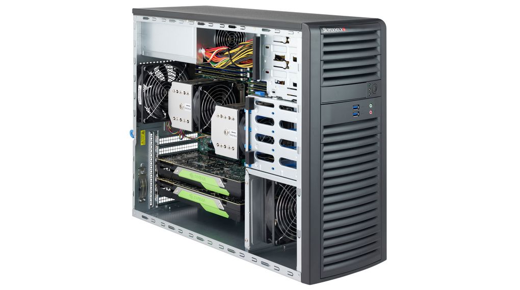 Server SuperWorkstation Intel Xeon Scalable DDR4 SSD / HDD
