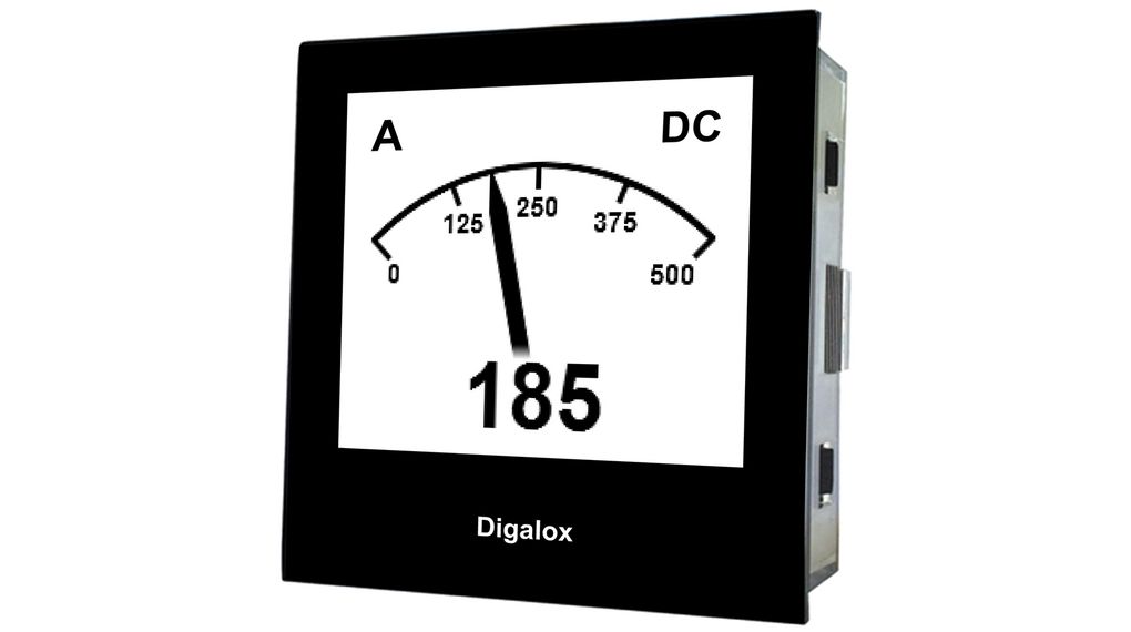 DIN beépíthető grafikus mérőműszer, DC: 60 mV, DC: 0 ... 20 mA / DC: 4 ... 20 mA