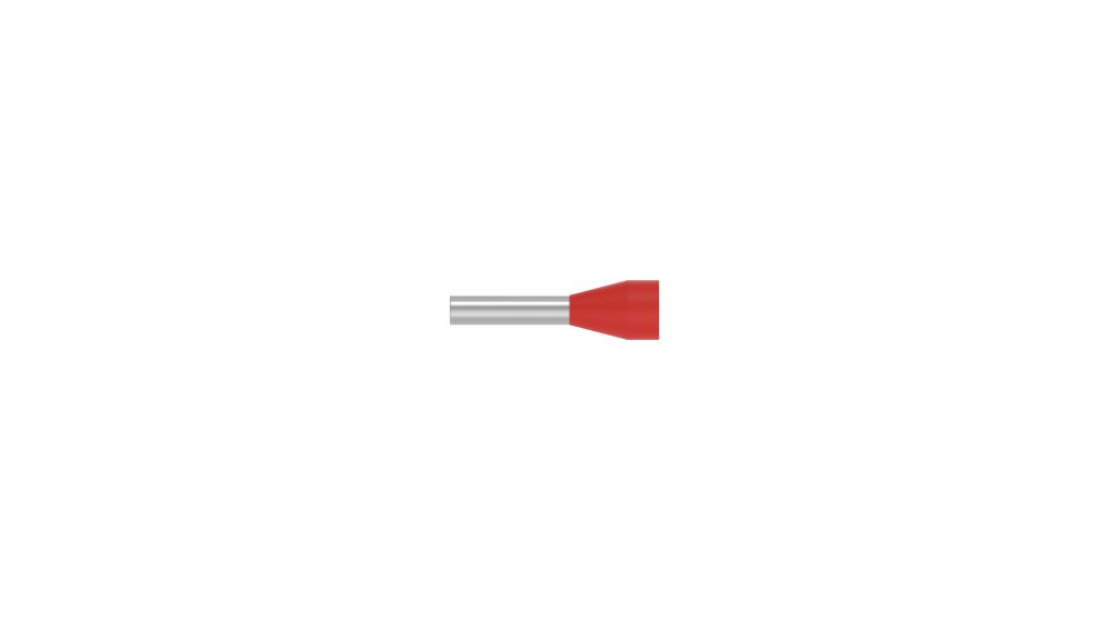 Tuleja kablowa 1mm² Czerwony 16mm