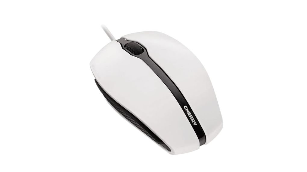 Wired Mouse 1000 1000dpi Optical Ambidextrous White