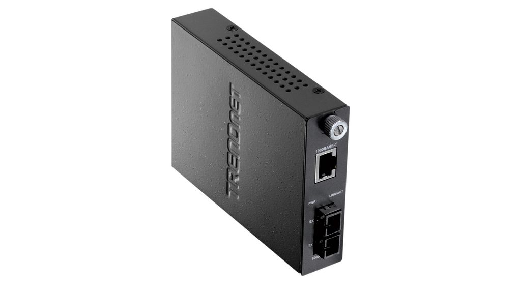 Medienkonvertert, Ethernet - Faser Single-Mode, Glasfaseranschlüsse 1SC