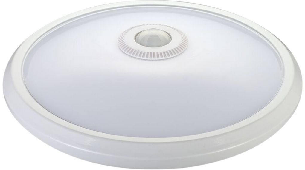 LED Dome Ceiling Light 12 W Wit,Sensor Microwave,800 lm