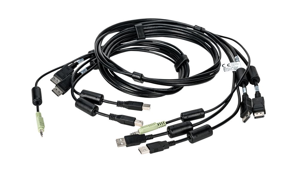 KVM Cable, USB / Ääni, 1.8m