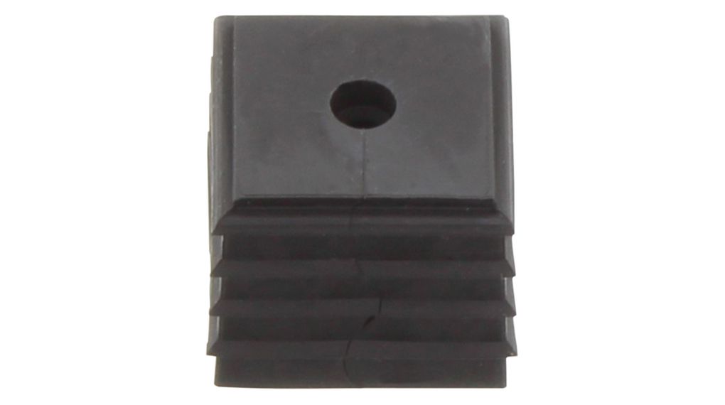 Cable Entry Sealing Insert, 4 ... 5mm, TPE, Cable Entries 1, Black