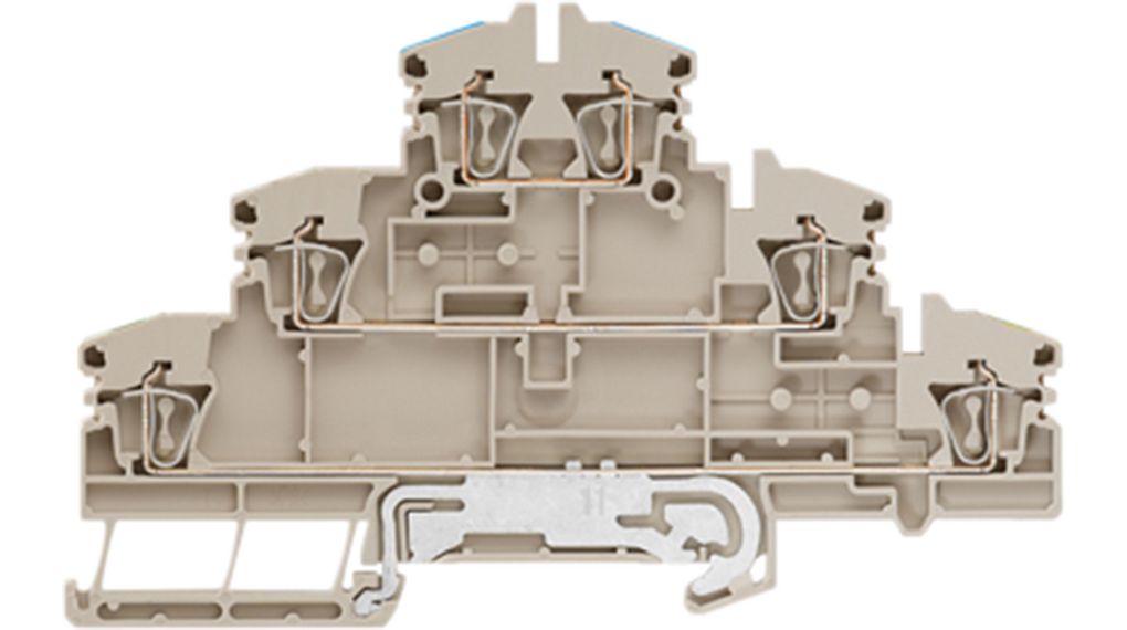 1131760000 | Weidmüller Terminal Block, Tension Clamp, 6 Poles 