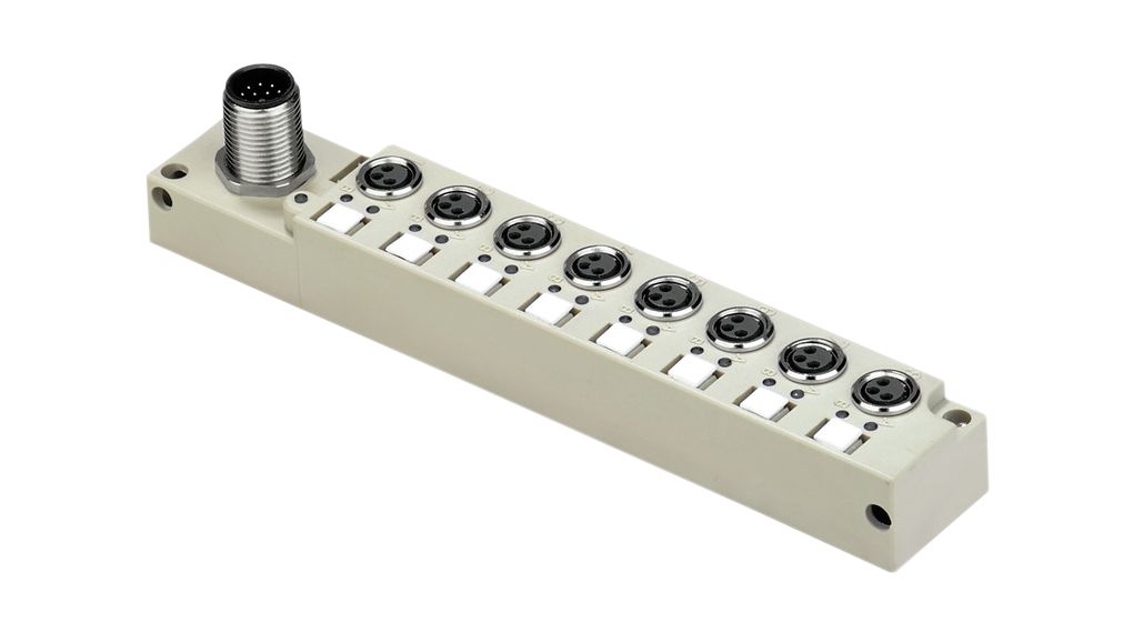 Sensor-Actuator Distributor M8, 3-Pole 6 A