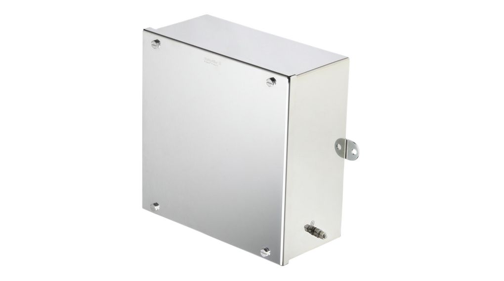 Metal Enclosure 120x250x250mm Stainless Steel Silver IP66