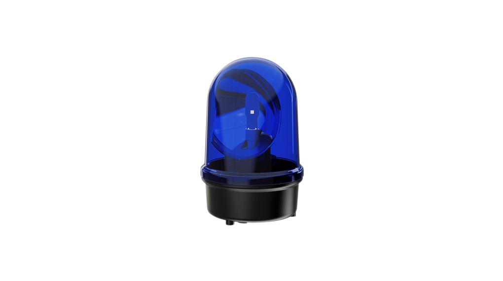 Drehspiegel-Kennleuchte AC 230V 95mA LED Blau