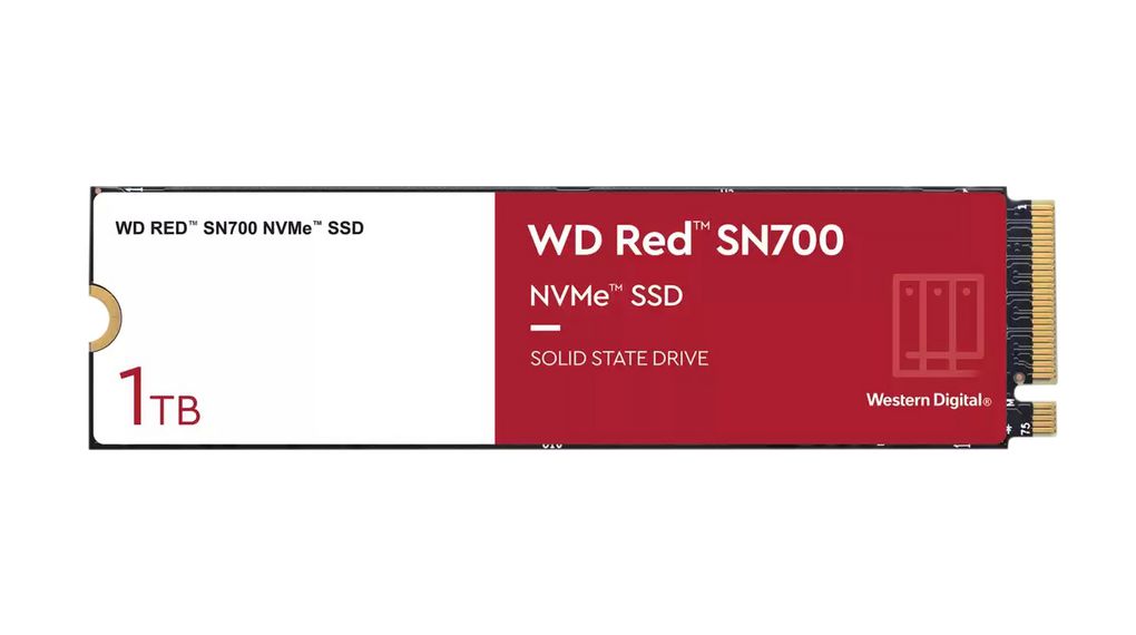 SSD, WD Red SN700, M.2 2280, 1TB, NVMe / PCIe 3.0 x4