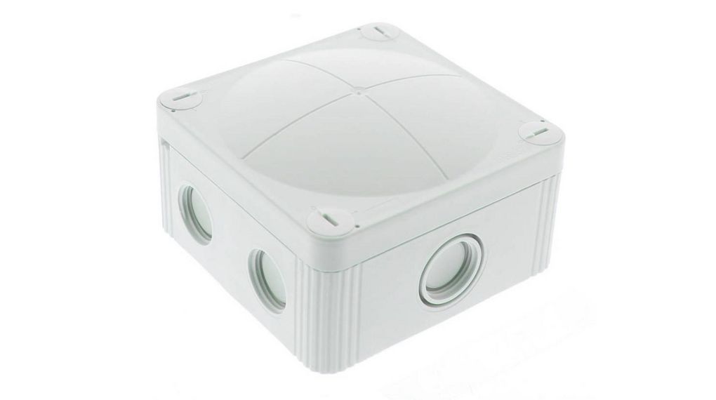 Junction Box, 4mm², 95x95x60mm, Cable Entries 9, Polypropylene