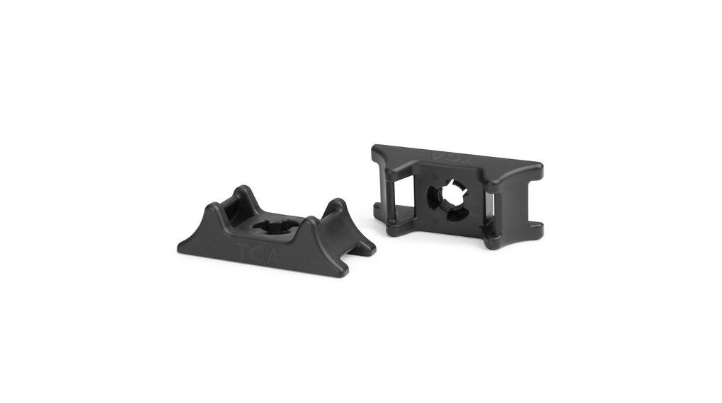 HellermannTyton Black Cable Tie Mount 23.9 mm x 52mm, 13.5mm Max. Cable Tie Width Packung à 150 Stück