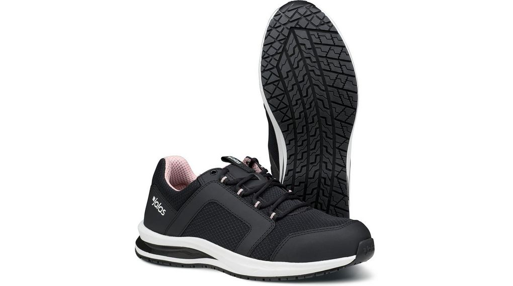 Jalas 5628 Unisex Black, Pink, White Steel Toe Capped Safety Shoes, UK 4, EU 37