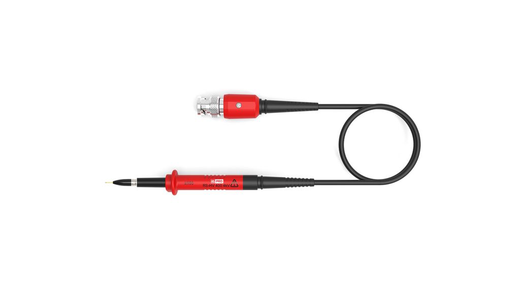 RS-HV 400 Oscilloscope Probe, Voltage Type, 300MHz, 100:1, BNC Connector