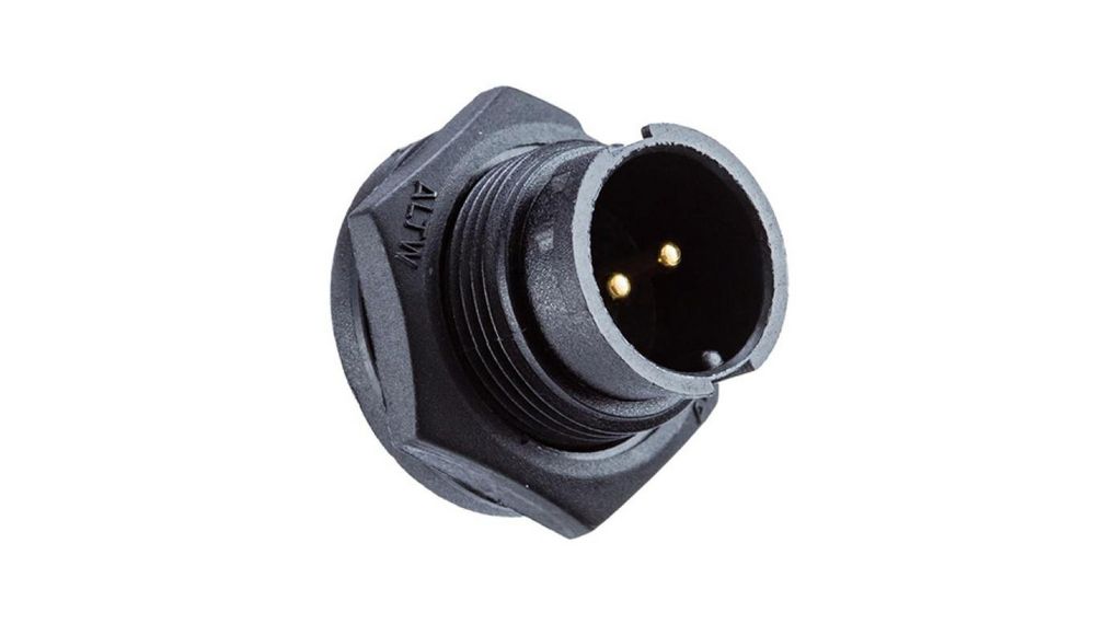 Industrial Circular Connector, 6 Contacts, Threaded, Standard Connector, Plug, Male, IP67, Ceres, Socket, 6 Contacts, 5A, 500.0V, IP67