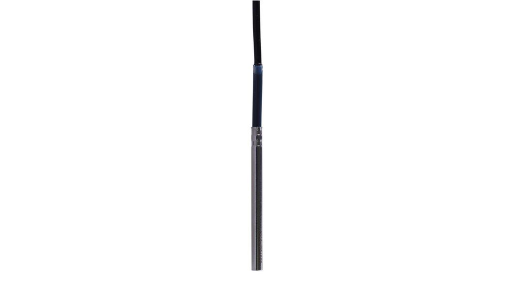PT100 Temperature Probe, 4mm Dia, 50mm Long, 4 Wire, Class B +200°C Max