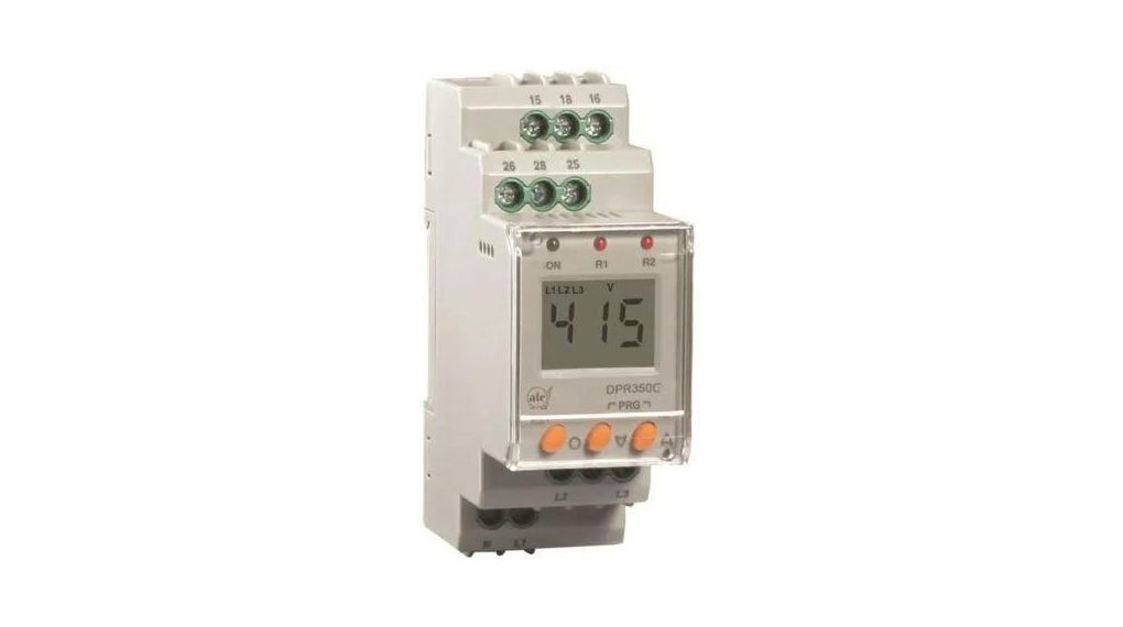Relay Module Elfa DPR350C | ATC Monitoring Relay, 2 Phase, SPDT, DIN Rail | Elfa ...