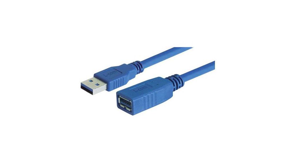 USB 3.0, Male Plug to Female USB 3.0, 2 m, 2m, USB 3.0, Blue