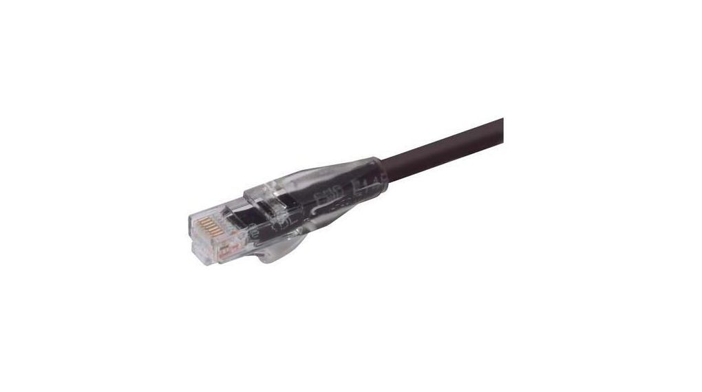 TRD, 2 m, Black RJ45 to Male RJ45 Male, Unshielded Polyvinyl Chloride Sheath Polyvinyl Chloride (PVC) Noir