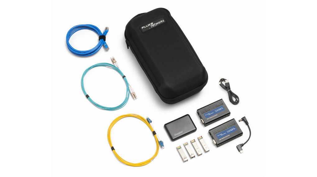 Fluke Fiber Media Converters for LinkIQ DUO Testers Fibre Kit LC Fibre Connector, RJ45