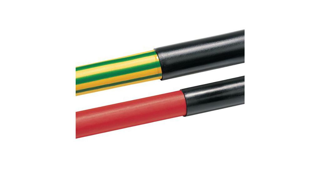 Halogen Free Heat Shrink Tubing, Black 3.2 mm Sleeve Dia. x 150m Length 2:1 Ratio, TR27 Series, Roll of 150 meter