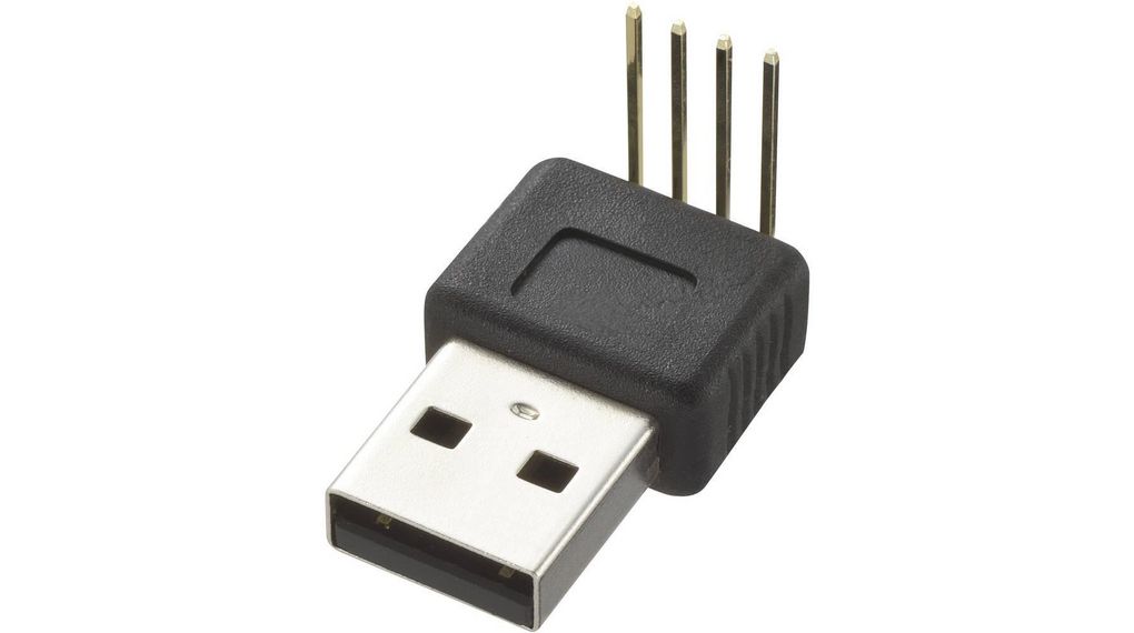 Through Hole, Plug- Single Port Type A USB Connector