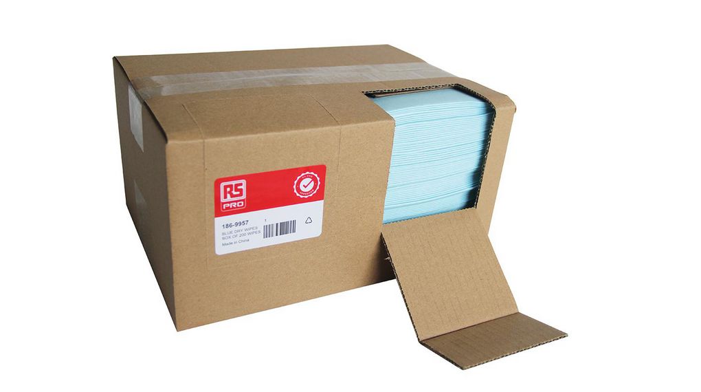 Dry Multi-Purpose Wipes, Box of 200, 240 x 380mm