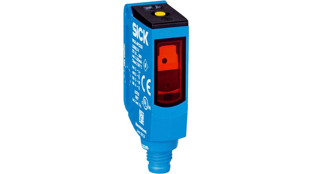 SICK Retroreflective Photoelectric Sensor, Block Sensor PNP 500us 100mA Laser IP66 / IP67 / IP69K
