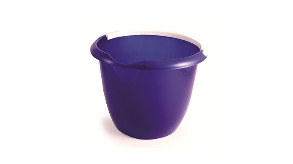 10L Plastic Blue Bucket With Handle