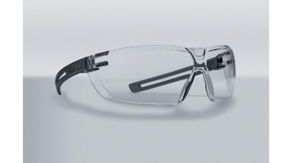 Uvex X-Fit Safety Glasses, ClearGrey Polycarbonate LensPlastic